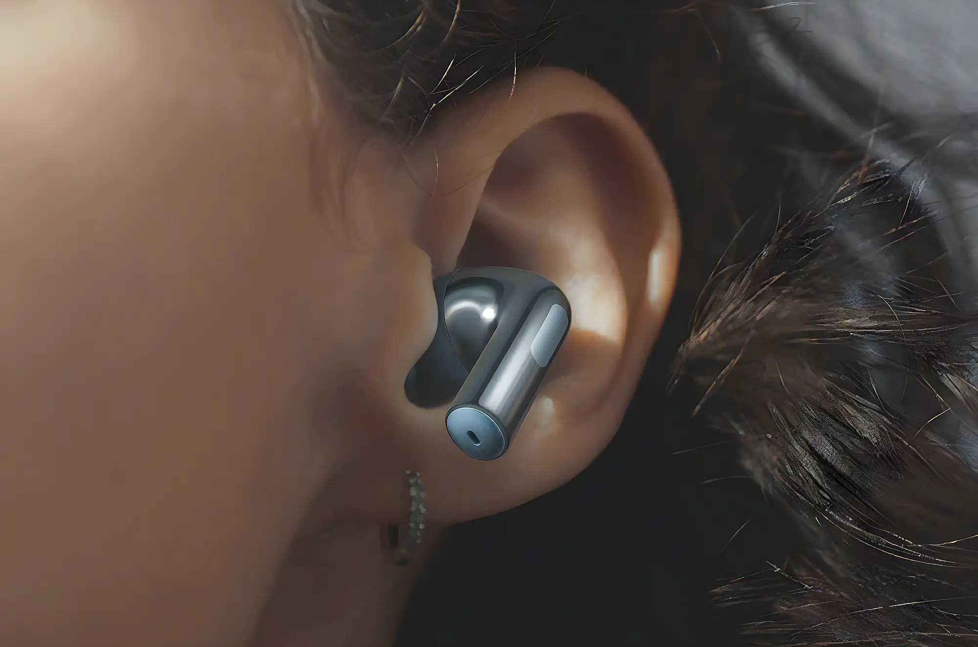 посадка беспроводного наушника JBL