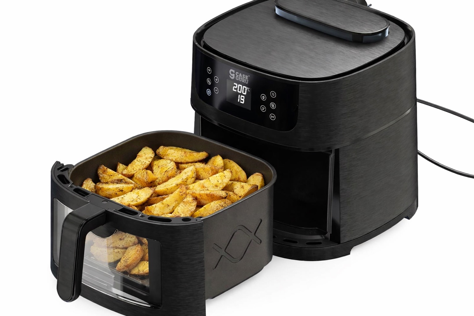 Картошка по-деревенски дольками в аэрогриле