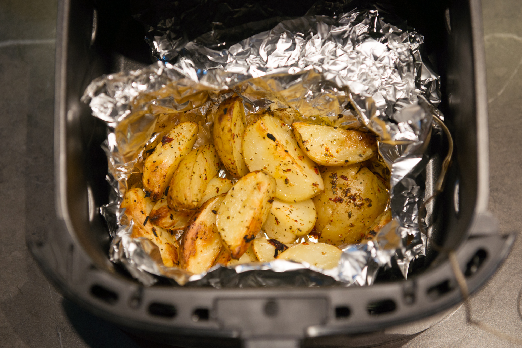 картофель в фольге и в аэрогриле