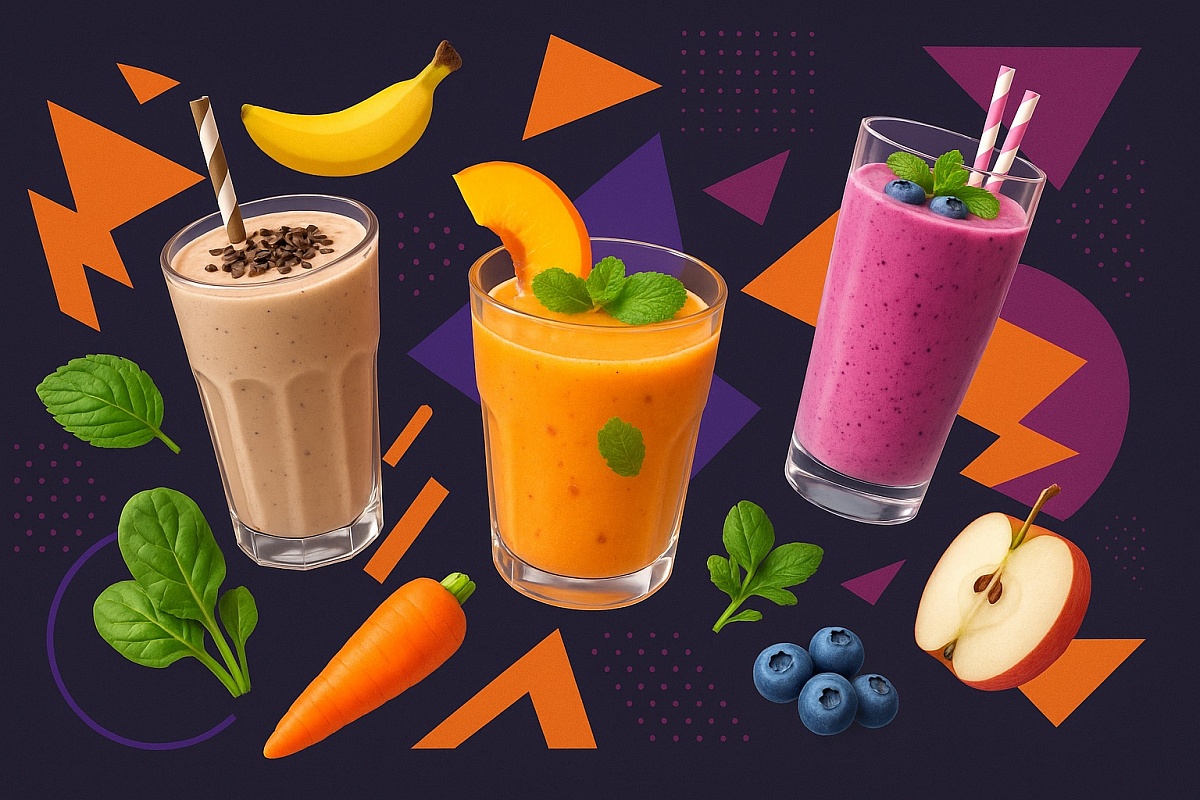 ТОП 10 полезных смузи рецептов, которые можно приготовить в блендере
